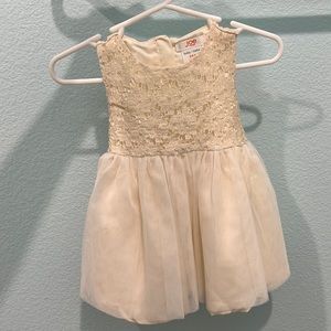 Joe fresh cream dress 3-6 months